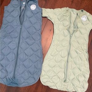 Cozy Quilted Kids Pajamas - Blue and Green